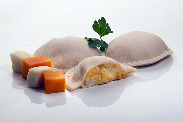 sorrentinos de calabaza y queso